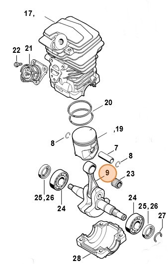 Коленвал (11430300401)