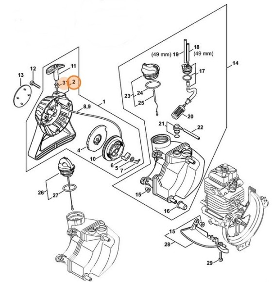 Крышка стартера (41821900400)