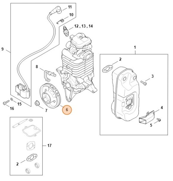 Маховик STIHL 42834001200