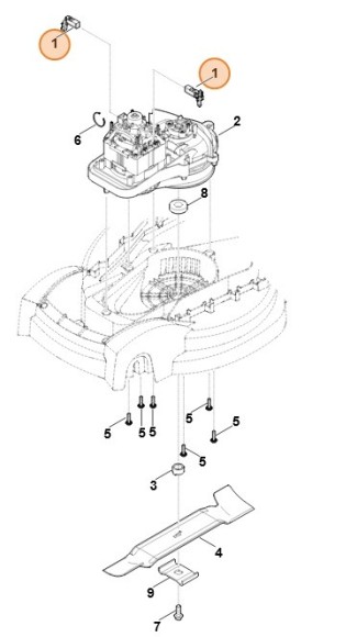 Набор угольных щеток (63110071095)