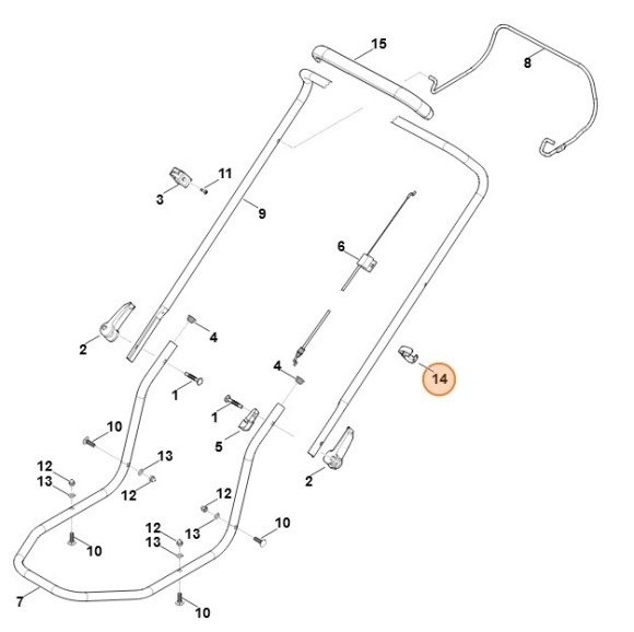 Зажим кабеля STIHL 00007033101 Зажим кабеля STIHL 00007033101