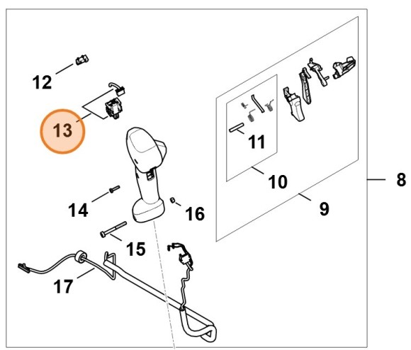 Вимикач STIHL FA084300560