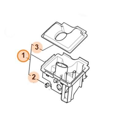 Корпус фільтра STIHL (11301402814) Корпус фільтра STIHL (11301402814)