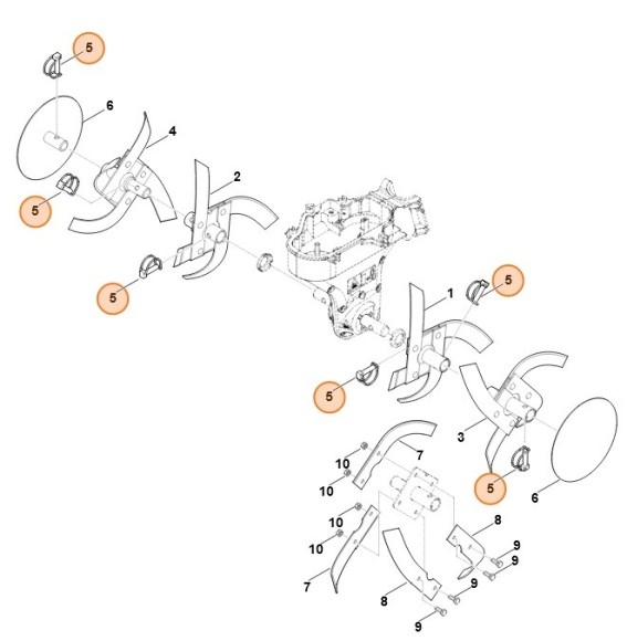 Відкидний шплінт 10х40 STIHL 93960213785 Відкидний шплінт 10х40 STIHL 93960213785