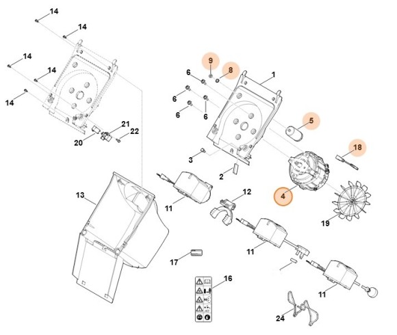 Електродвигун STIHL 60076000232