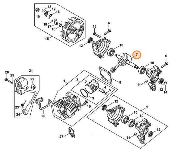 Коленвал (11460300400)