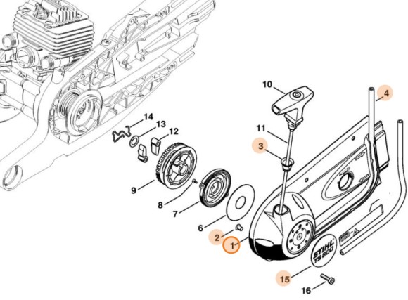 Крышка стартера (42241900411)