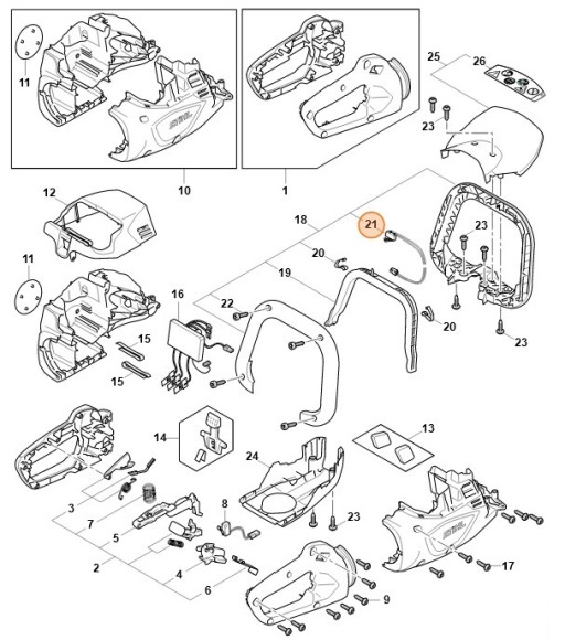 Вимикач STIHL HA064300501