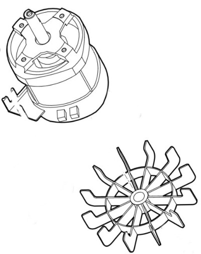 Електродвигун 230В (2,5кВт) STIHL 60086000216