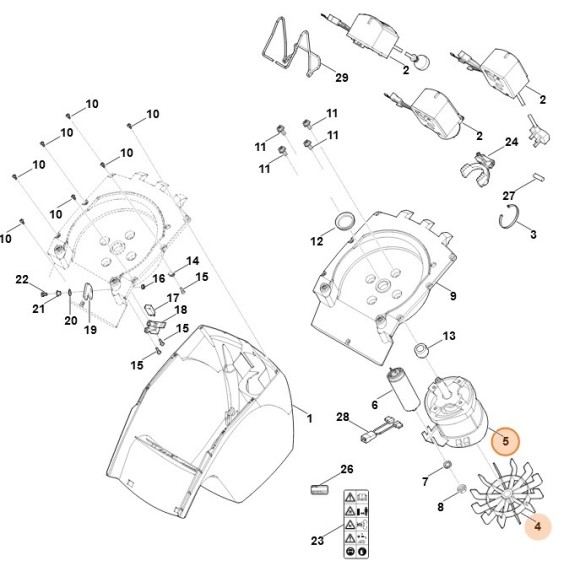 Електродвигун 230В (2,5кВт) STIHL 60086000216