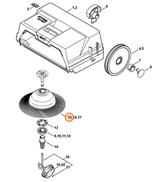 Набор дисковых щеток (48600071002)