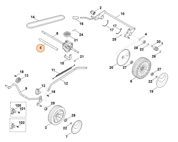 Труба (61057039111)
