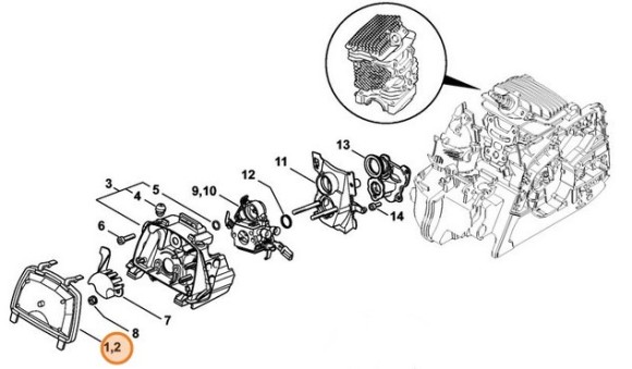 Повітряний фільтр STIHL 11391201601