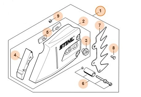 Кришка ланцюгової зірочки STIHL 11446401700