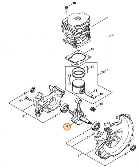 Коленвал (41480300402)