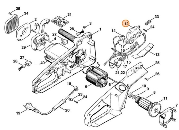 Электронный модуль (12074301400)