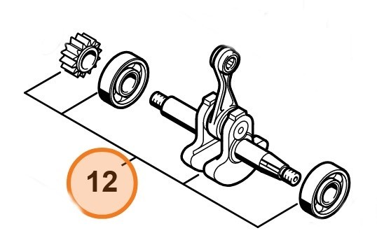 Коленвал (41800300411)