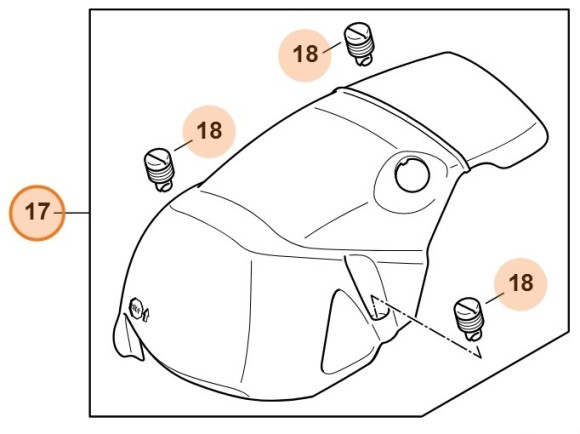 Кожух STIHL 11420801601