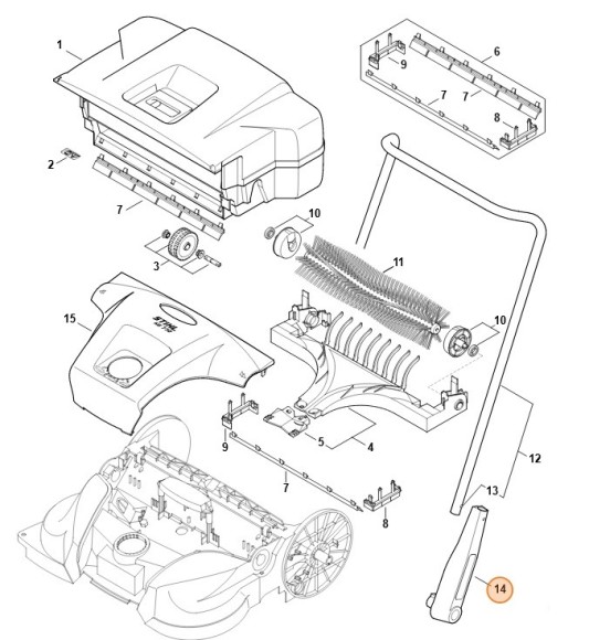 Тримач трубчатої рукоятки STIHL 48607911900