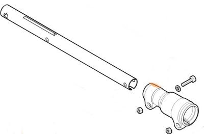 Труба с хомутом (LA038205200)