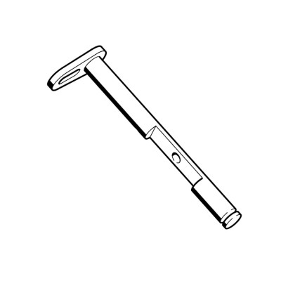 Пусковий вал з важелем STIHL (11231207200) Пусковий вал з важелем STIHL (11231207200)