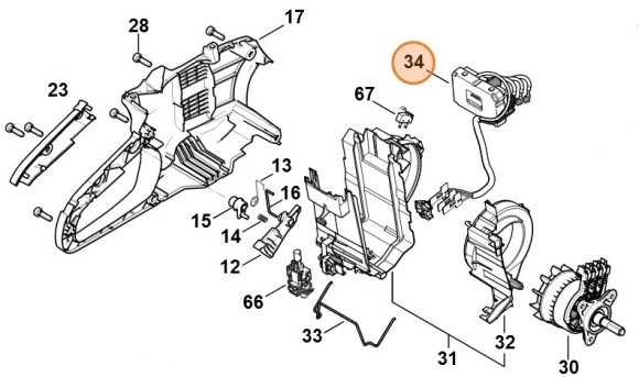 Электронный модуль (12514301402)