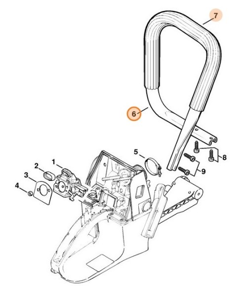 Трубчата рукоятка STIHL 11227901750