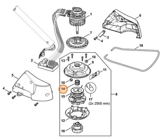 Нажимная пружина (00009972015)
