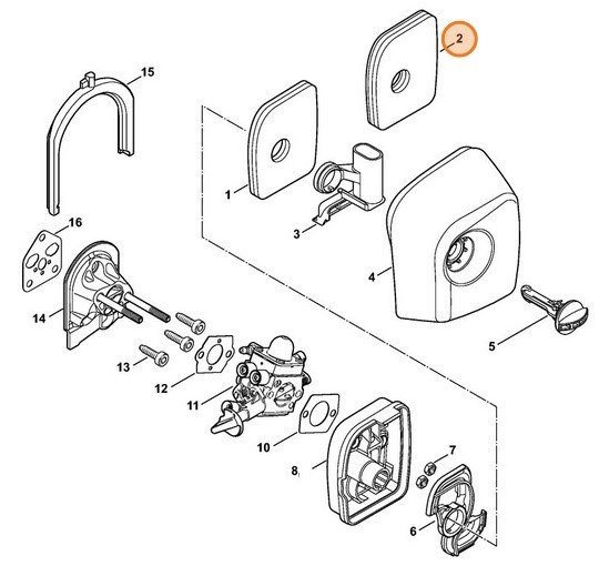 Повітряний фільтр STIHL 42411404401