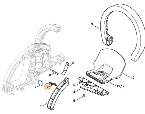 Нажимная пружина (60107923410)