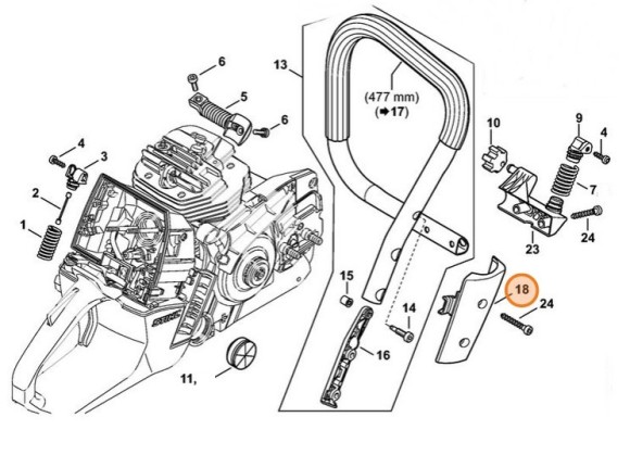 Захисне прикриття STIHL 11447917500