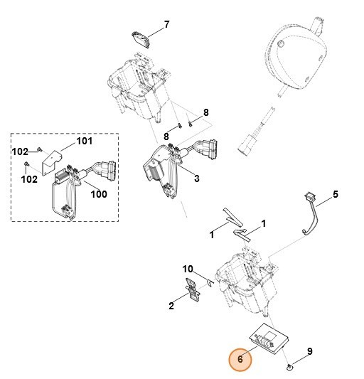 Модуль электронной системы (63204301410)