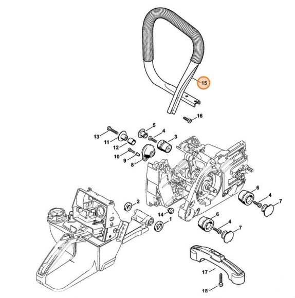 Трубчата рукоятка STIHL 11287901753