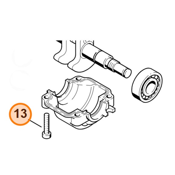 Гвинт з циліндричною головкою STIHL IS-D5 х 24 (90754784159)