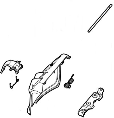 Заслінка в зборі STIHL WA217002700 Заслінка в зборі STIHL WA217002700