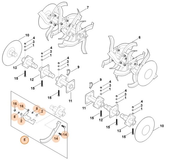 Набор для ремонта ножей (62510071800)