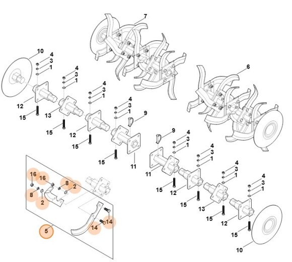 Набор для ремонта ножей (62510071801)