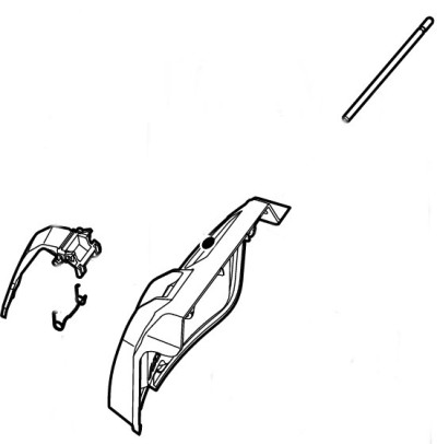 Заслінка бокового викиду в зборі STIHL WA407002700 Заслінка бокового викиду в зборі STIHL WA407002700