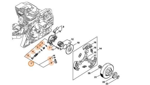 Масляный насос (11276403204)