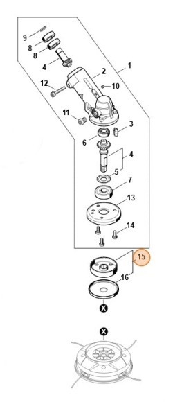 Нажимной диск (пластина) (41487103801)