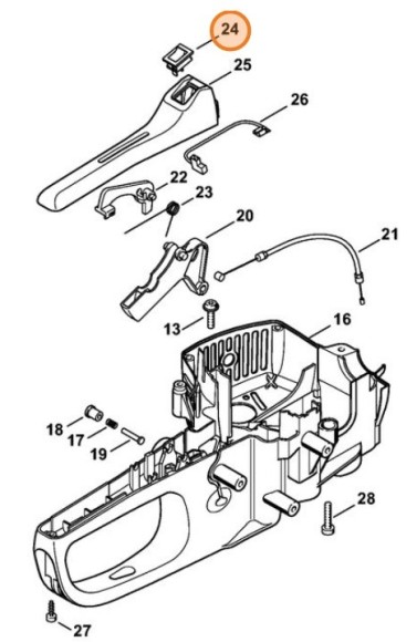 Вимикач зупинки STIHL 42294300203