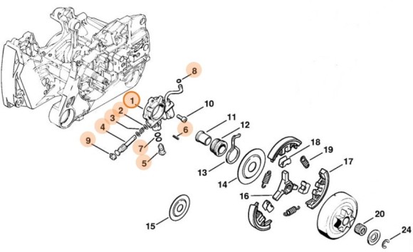 Масляный насос (11286403205)