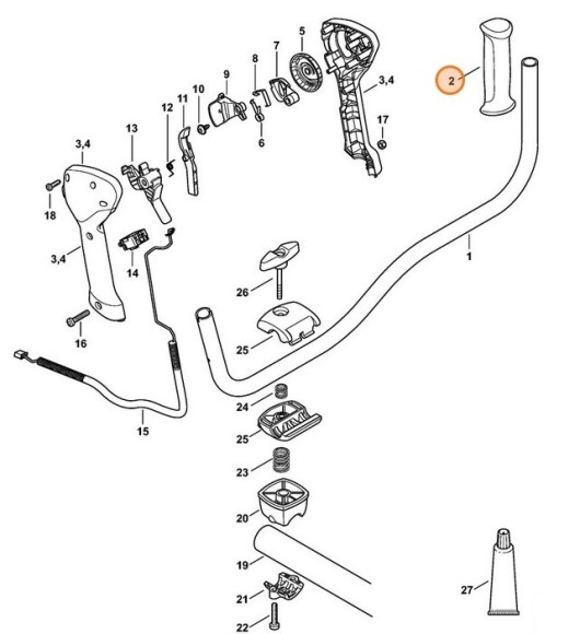 Ручка STIHL 41477910302