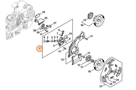 Масляный насос (11296403200)