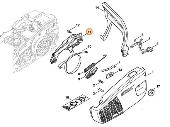Кришка STIHL 11376487700
