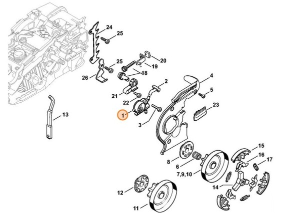 Масляный насос (11376403202)