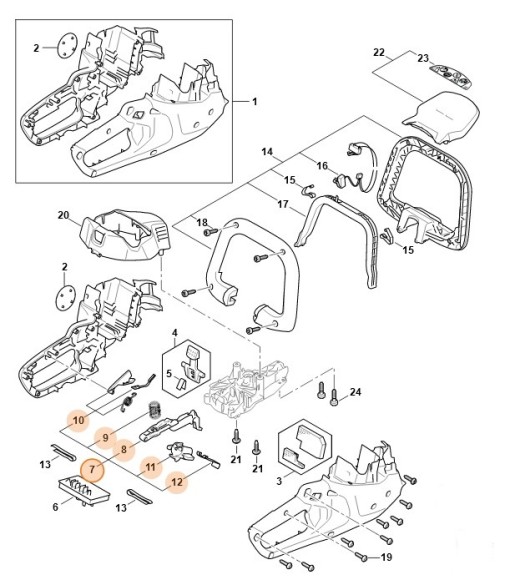 Набор элементов управления (45210073801)