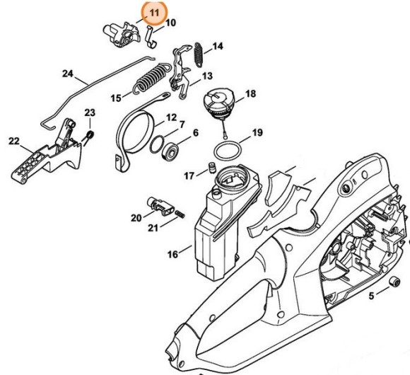 Поводок STIHL 12091623200