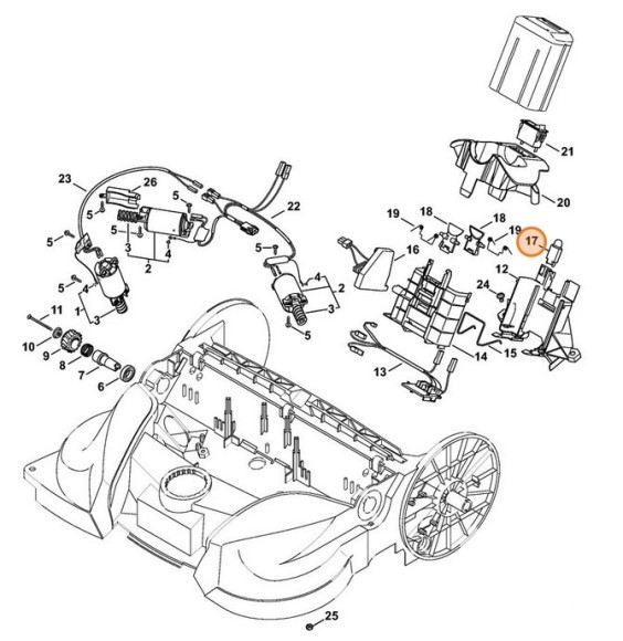 Автоматичний вимикач максимального струму STIHL 48604301501