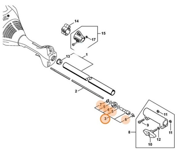 Поводок STIHL 41407403501